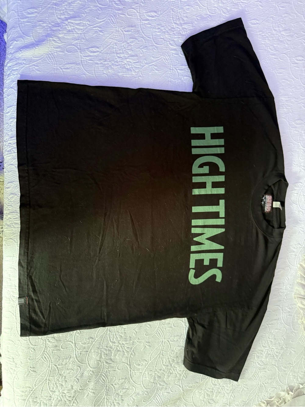 HIGH TIMES 50th Anniversary Black Graphic Tee